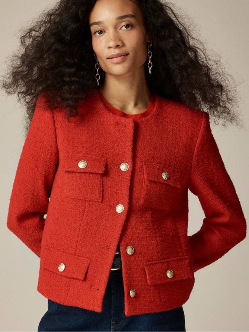 J.Crew Isabelle Lady Jacket in Tweed